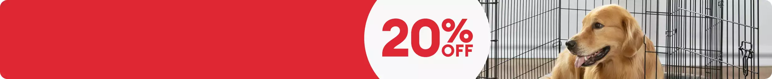 Golden lab in wire crate