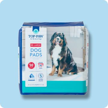 One package of Top Paw Premium Dog & Puppy Pee Pads   