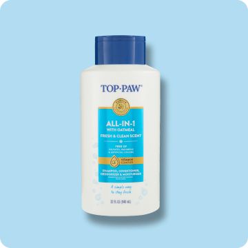 One bottle of Top Paw All-In-1 Dog Shampoo & Conditioner    
