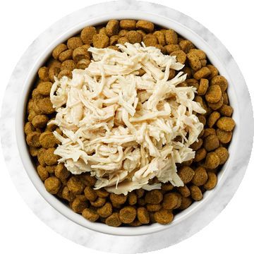 Dog food topper