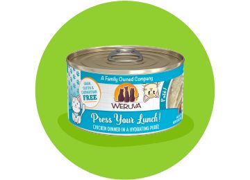Can of Weruva wet cat food pate