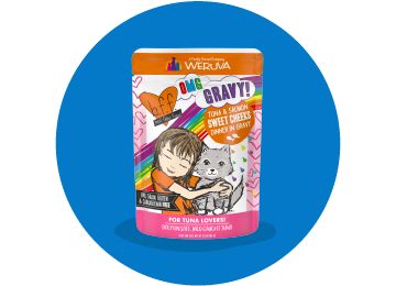 Pouch of Weruva BFF cat food
