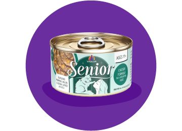 Can of Weruva senior cat food