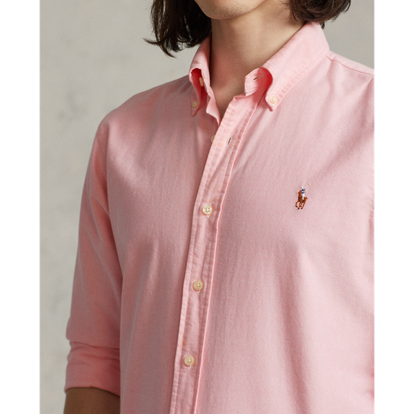 Tシャツ/カットソー4t110cm ピンク　ベア刺繍　オックスフォードシャツ ラルフローレン