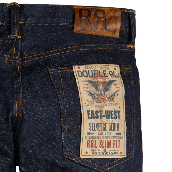 RRL ハイ スリム フィット セルビッジ ジーンズ 36/32-