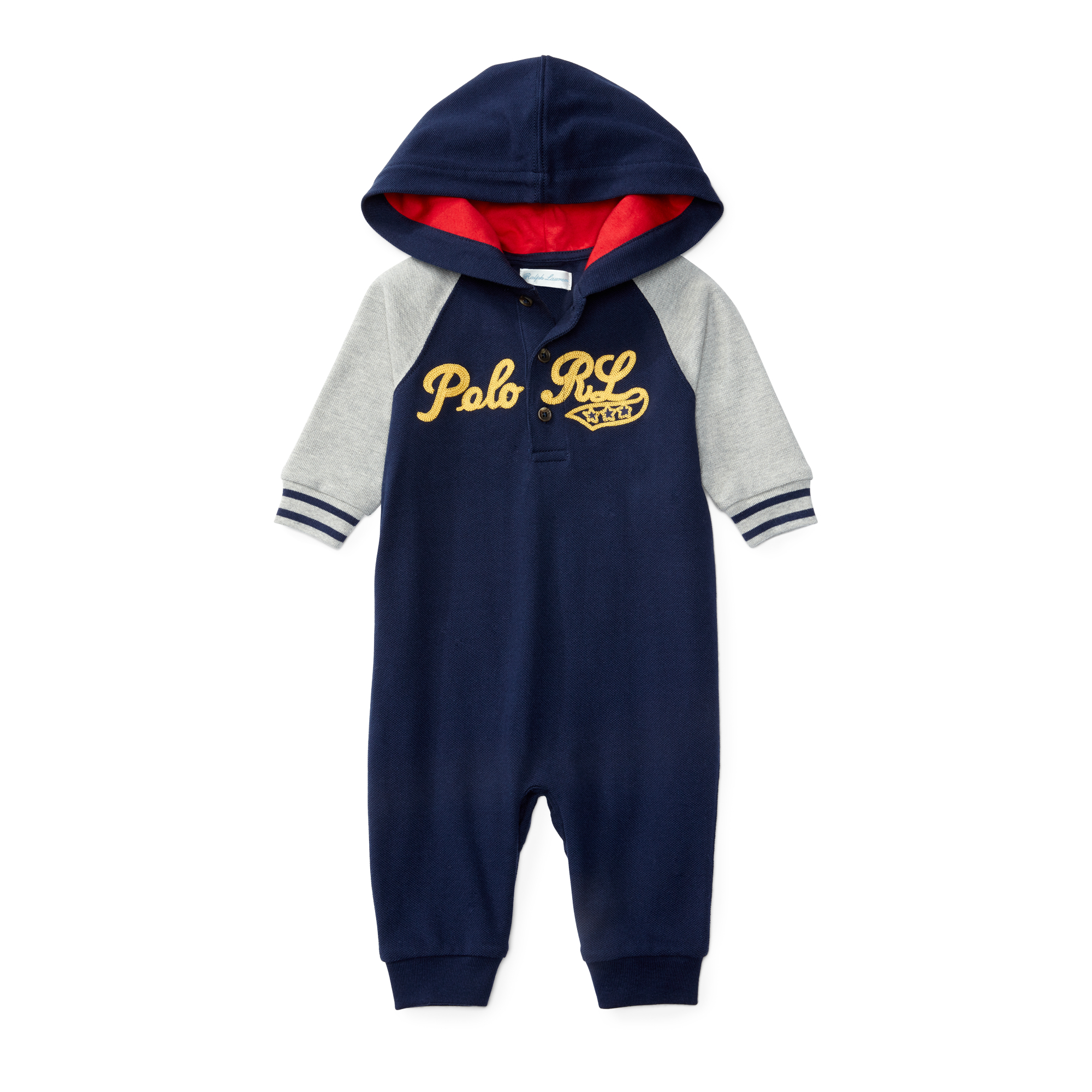 Ralph Lauren Cotton Mesh Baseball Coverall