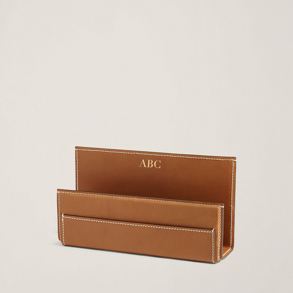 Brennan レザー レター ラック ラルフ ローレン公式オンラインストア