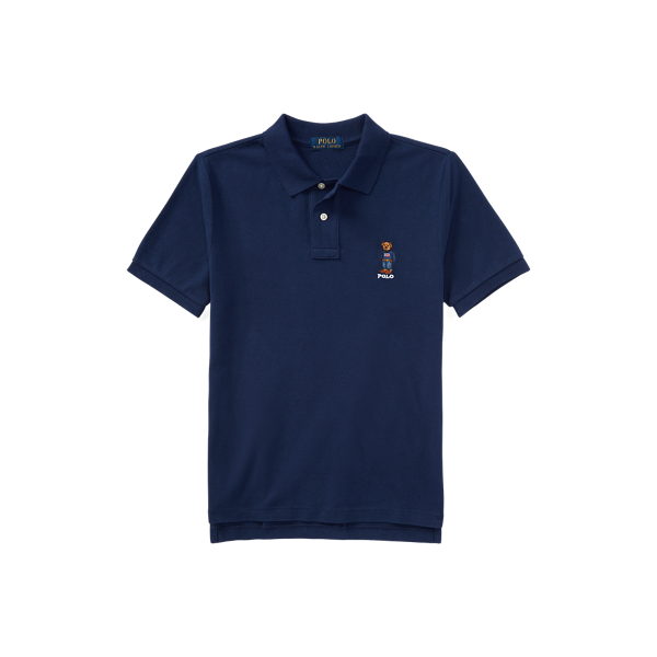 POLO RALPH LAUREN CHILDRENSWEAR（ポロ ラルフ ローレン チルドレンズウェア】Polo ベア コットンメッシュ ポロシャツ  | (トップス/ポロシャツ)ネイビー CWPOKNIYN820159410 | ラルフ ローレン公式オンラインストア