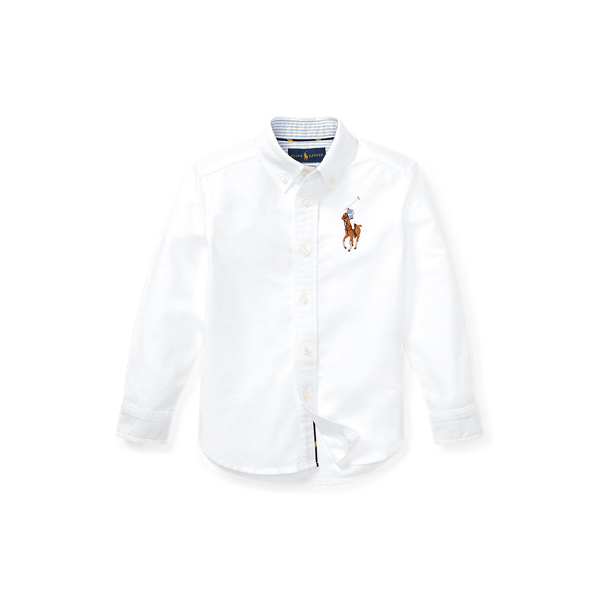 7,544円ラルフローレン　ビッグポニー刺繍シャツ　ホワイト