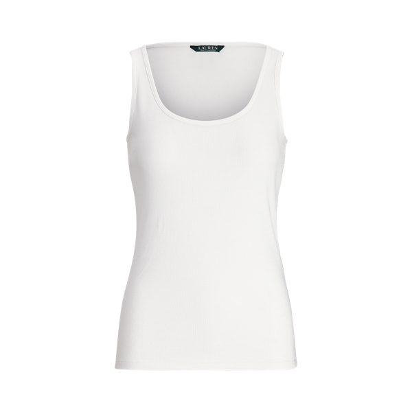 LAUREN RALPH LAUREN / ローレン ラルフ ローレン コットンブレンド タンクトップ コットンブレンド タンクトップ （タンクトップ）｜LAUREN RALPH