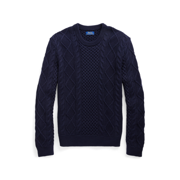 アイコニック フィッシャーマンズ セーターニット セーター クルーネック ウール カシミア コットン ラルフ ローレン公式オンラインストア
