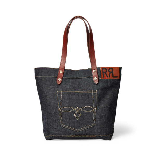 RRL（ダブル アール エル）】（限定コレクション）デニム トート | (バッグ/トートバッグ)ネイビー WARRBAG0G620001410 |  ラルフ ローレン公式オンラインストア