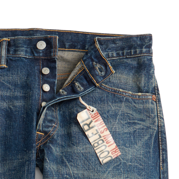 RRL（ダブル アール エル）】ロー ストレート セルビッジ ジーンズ 