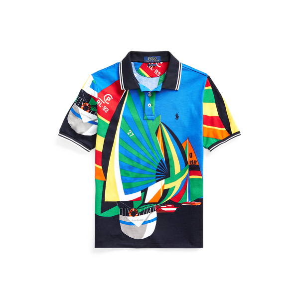 セールボート コットン メッシュ ポロシャツ ポロシャツ/ビッグポニー