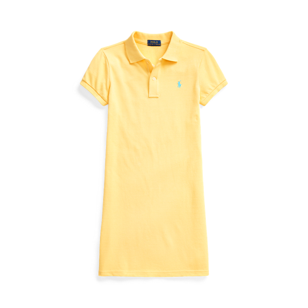 【POLO RALPH LAUREN CHILDRENSWEAR（ポロ ラルフ ローレン チルドレンズウェア】コットン メッシュ ポロドレス