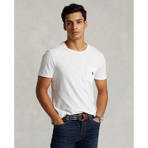 カスタム スリム フィット ポケット Tシャツ Tシャツ ロンt 半袖 クルーネック Vネック タンクトップ ラルフ ローレン公式オンラインストア