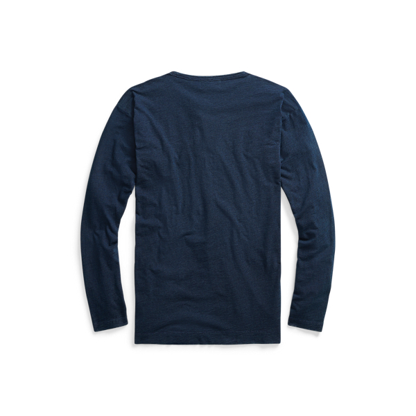 インディゴ ロングスリーブ Tシャツ