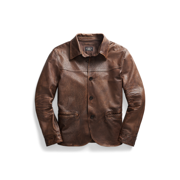 シーズンオフ価格)RRL レザーカーコート | hartwellspremium.com