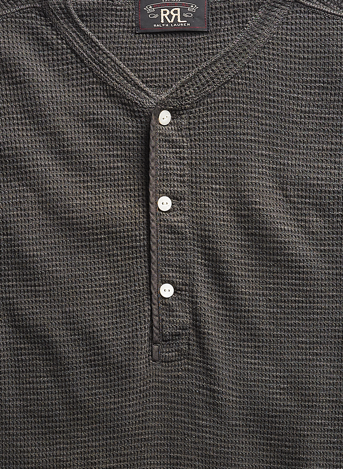 RRL(ダブル アール エル)】ワッフルニット コットン ヘンリー RRL(ダブル アール エル)】ワッフルニット コットン ヘンリー