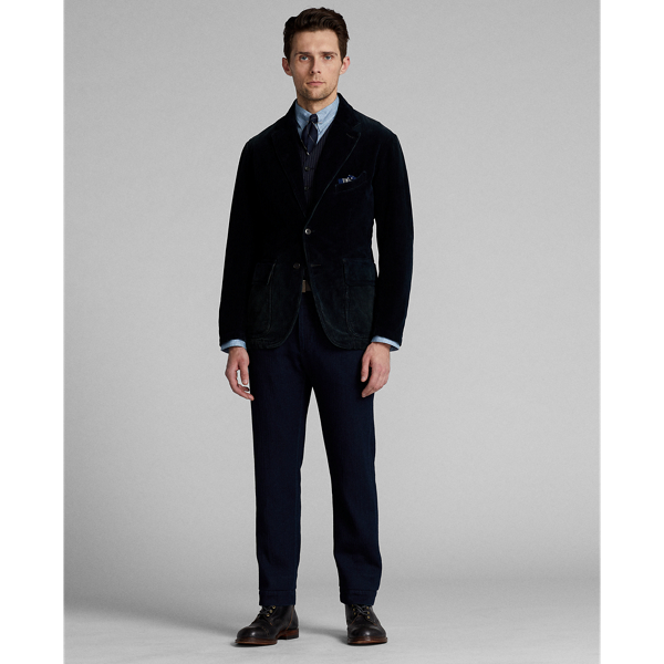 インディゴ コーデュロイ ジャケット ラルフ ローレン公式オンラインストア