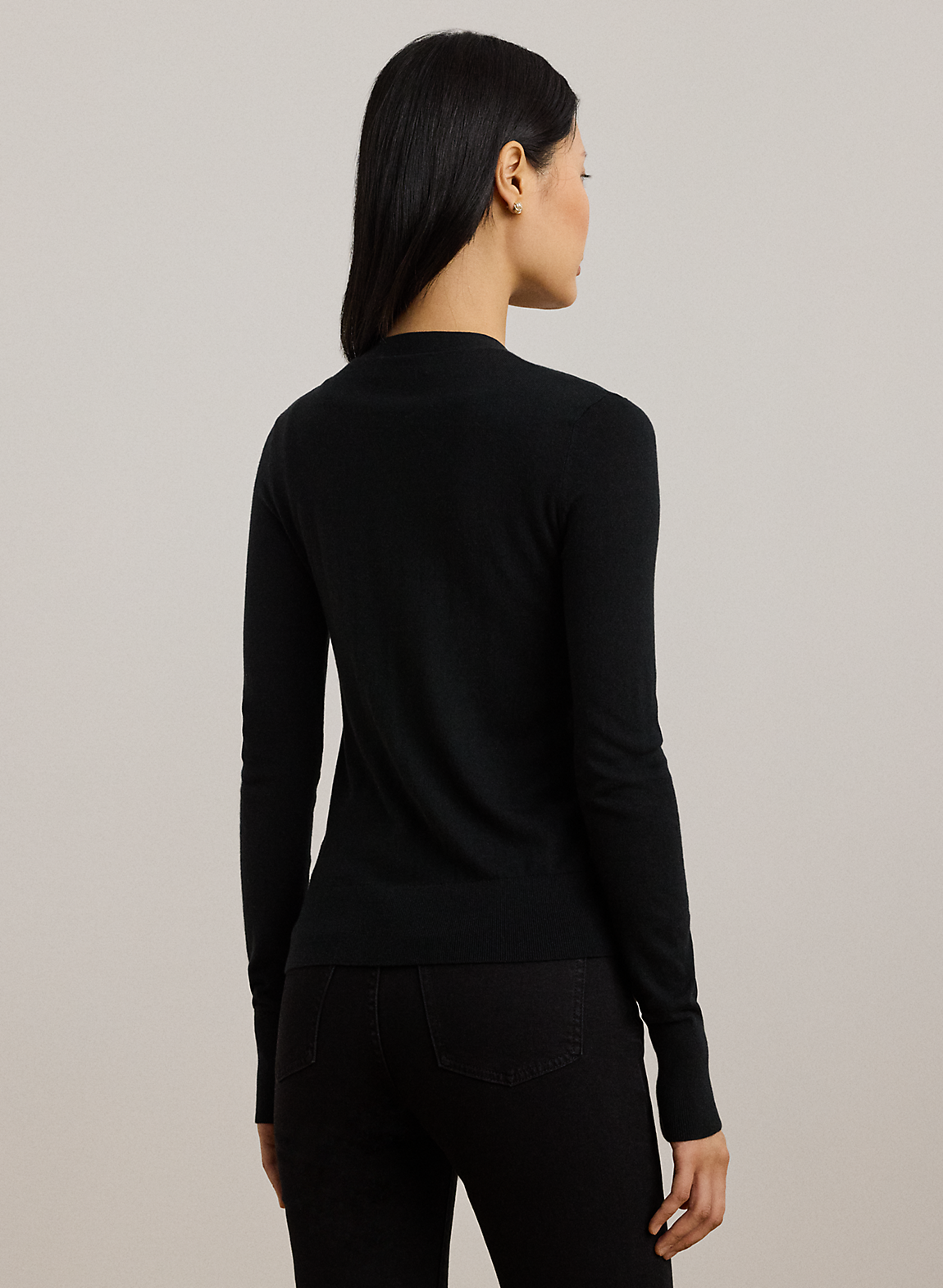 LAUREN RALPH LAUREN】コットンブレンド カーディガン LAUREN RALPH LAUREN】コットンブレンド カーディガン