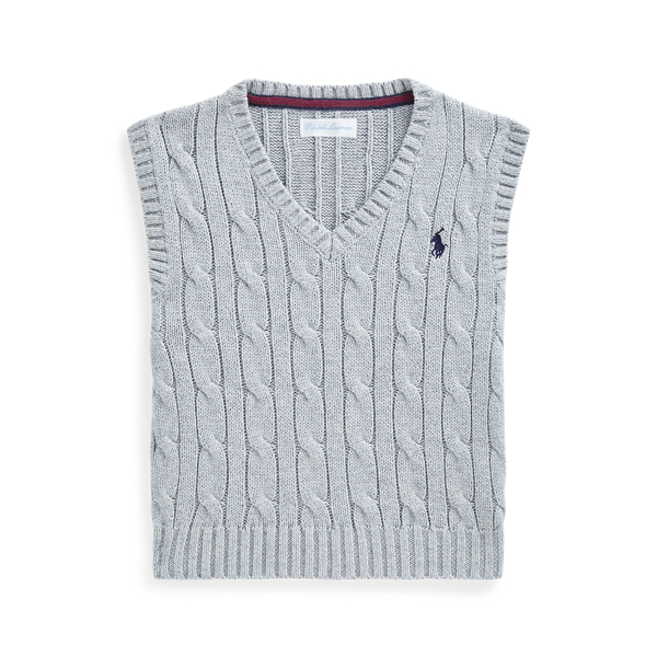 素晴らしい品質 【POLO GOLF Ralph Lauren】ケーブルニットベストC