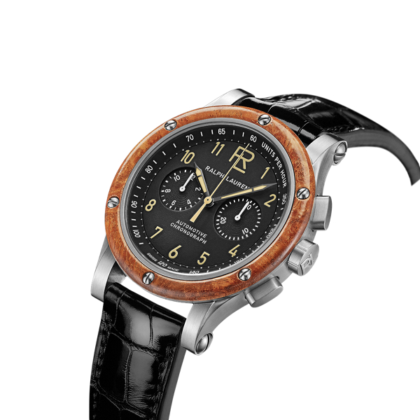 42 MM クロノグラフ スティール ウッド ベゼル腕時計/時計/アナログ腕時計/手巻き式/自動巻き腕時計 | ラルフ ローレン公式オンラインストア