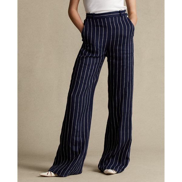 ピンストライプ リネン パンツ ラルフ ローレン公式オンラインストア