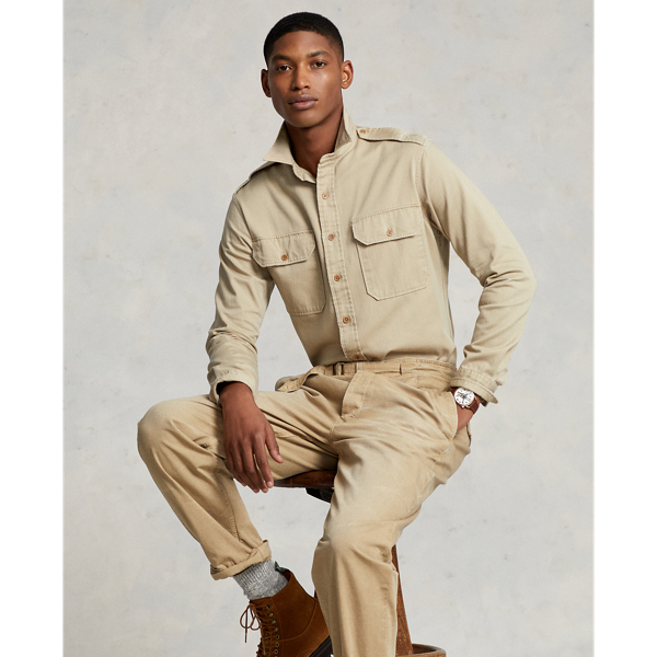 POLO RALPH LAUREN（ポロ ラルフ ローレン）】ツイル オーバーシャツ 