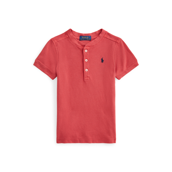 フェザーウェイト コットン メッシュ ヘンリー シャツ ラルフ ローレン公式オンラインストア