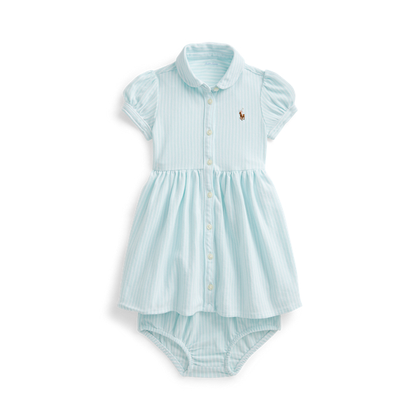 ストライプド オックスフォード ドレス & ブルマー