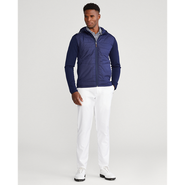 rlx paneled stretch terry jacket