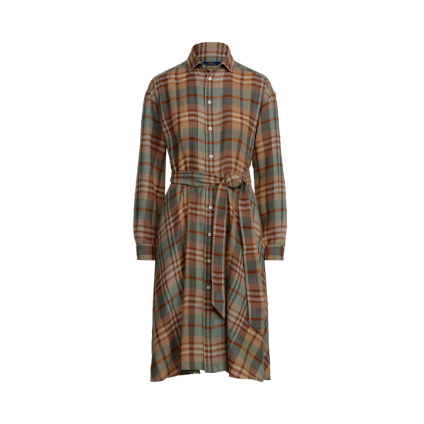 シャツ ワンピース フレア ニット デニム リネン マキシ丈 ラルフ ローレン公式オンラインストア