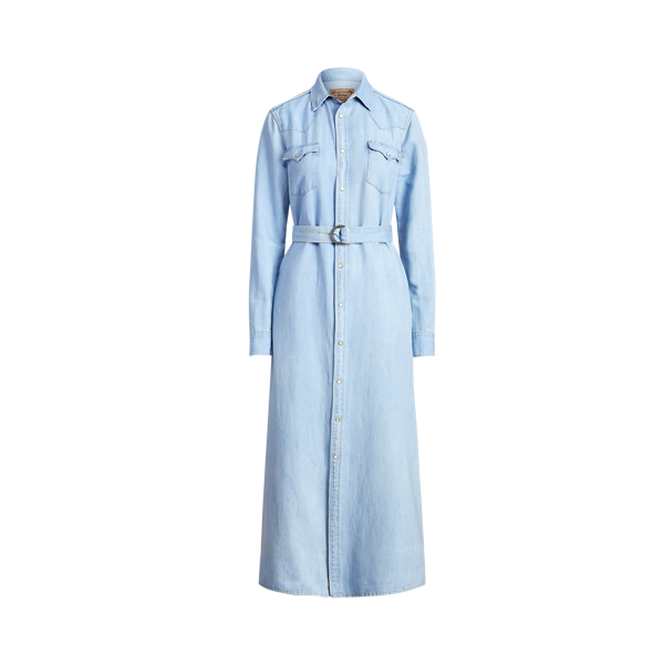 被り心地最高 ラルフローレン Aライン デニムワンピース 高質で安価 Wonews Com