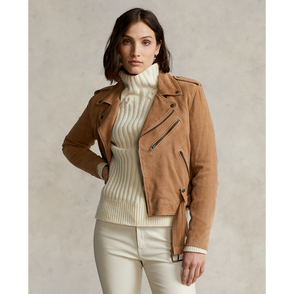 ralph lauren womens suede jacket