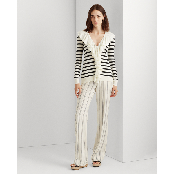 petite striped pants