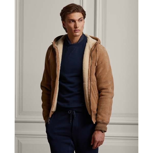 Ralph Lauren Men's Preston Shearling Hooded Jacket In Fwncrm ModeSens