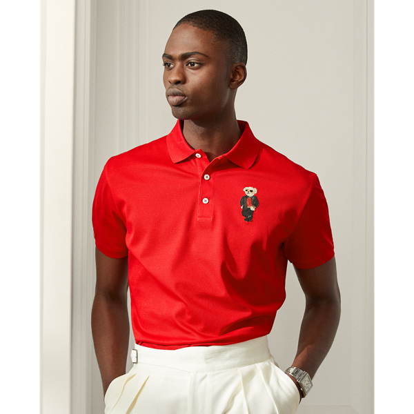 2022年 POLO RALPH LAUREN ロゴ レースアップ ポロシャツ | 32.clinic