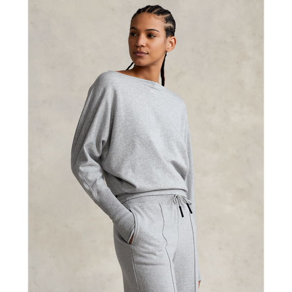 オープン ネック ドルマン スウェットシャツ スウェット 長袖 トレーナー パジャマ ラルフ ローレン公式オンラインストア