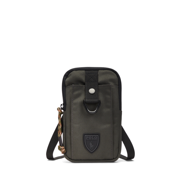 コーテッド キャンバス フォン ポーチ