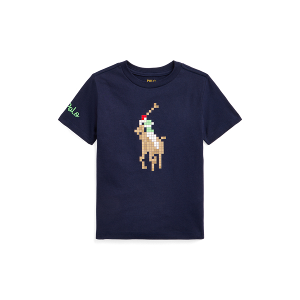 Big Pony コットン ジャージー Tシャツ