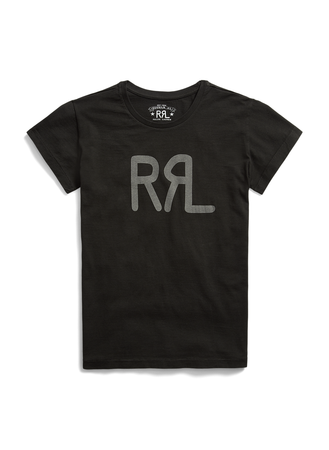 RRL（ダブル アール エル）】ロゴ コットン ジャージー Tシャツ