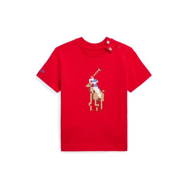 Big Pony コットン ジャージー Tシャツ