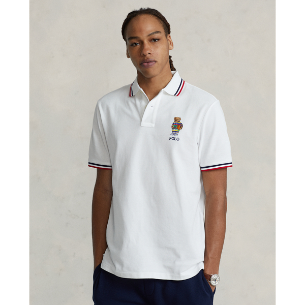 Custom fit bear mesh polo sales