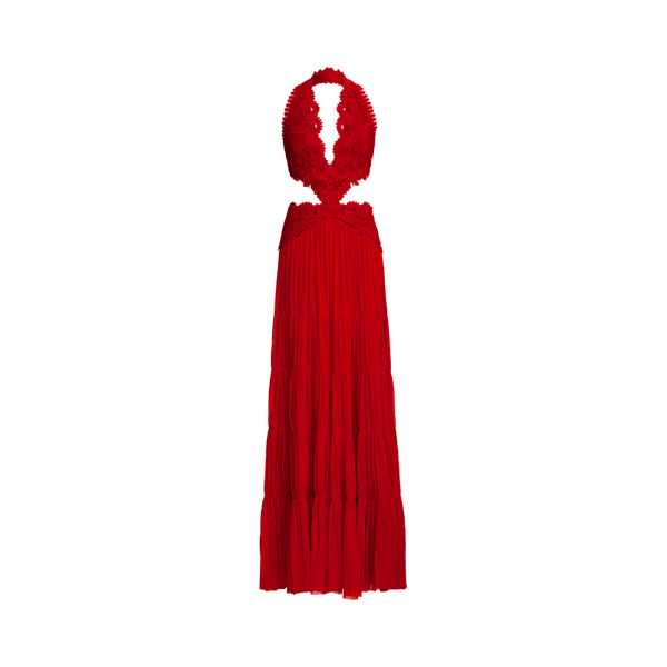 ラルフローレン イブニングドレス 赤フォーマル/ドレス