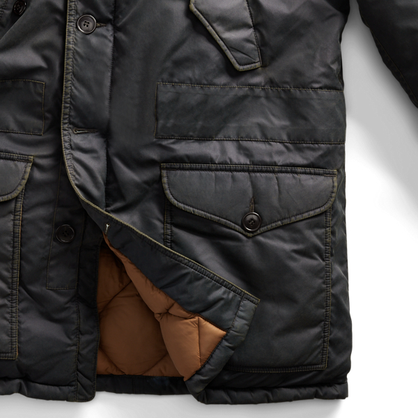 新品*RRL*フェイク ファートリム パーカー*S* ダブルアールエル 