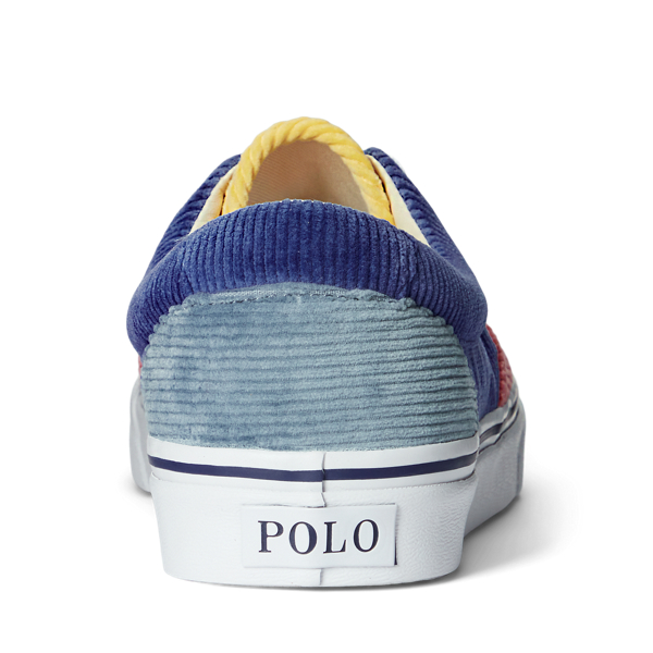 Keaton カラーブロックド コーデュロイ スニーカー ラルフ ローレン公式オンラインストア