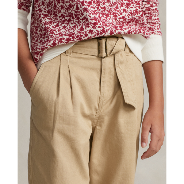 ベルテッド ペーパーバッグ コットン ツイル パンツ ラルフ ローレン公式オンラインストア