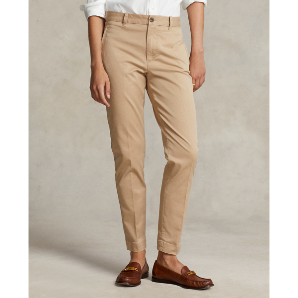 スリム ストレッチ チノ アンクル パンツ