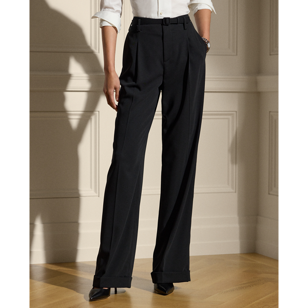 1980s Vintage Ralph Lauren Wool Gaberdine Trousers